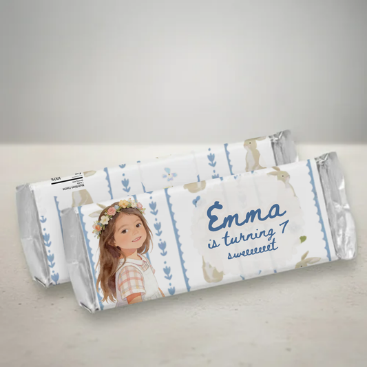 Cottagecore Birthday Candy Bar Wrapper