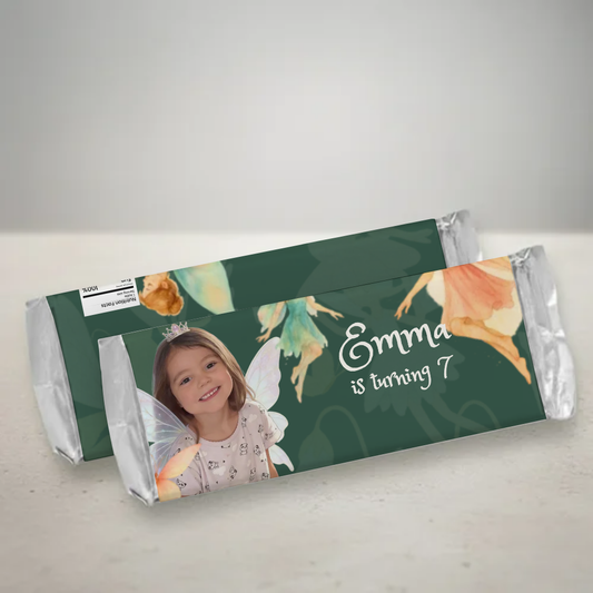 Fairies Birthday Candy Bar Wrapper