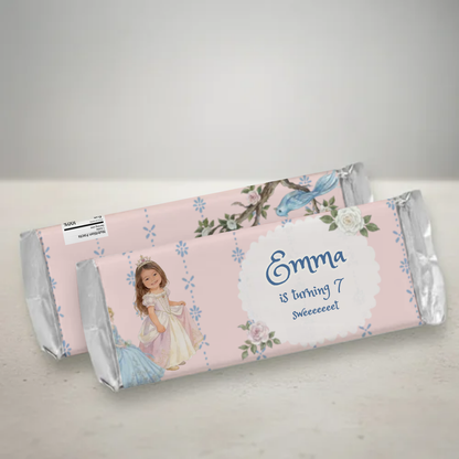 Princess Birthday Candy Bar Wrapper