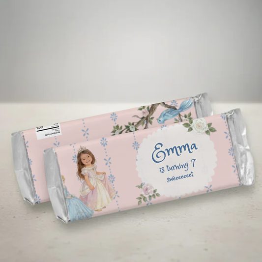 Princess Birthday Candy Bar Wrapper