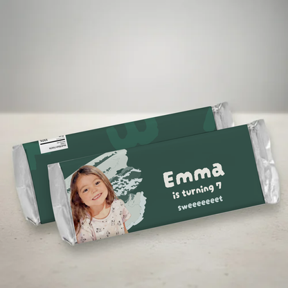 Watercolor Birthday Candy Bar Wrapper