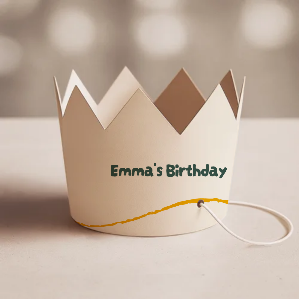 Farm Birthday Party Crown