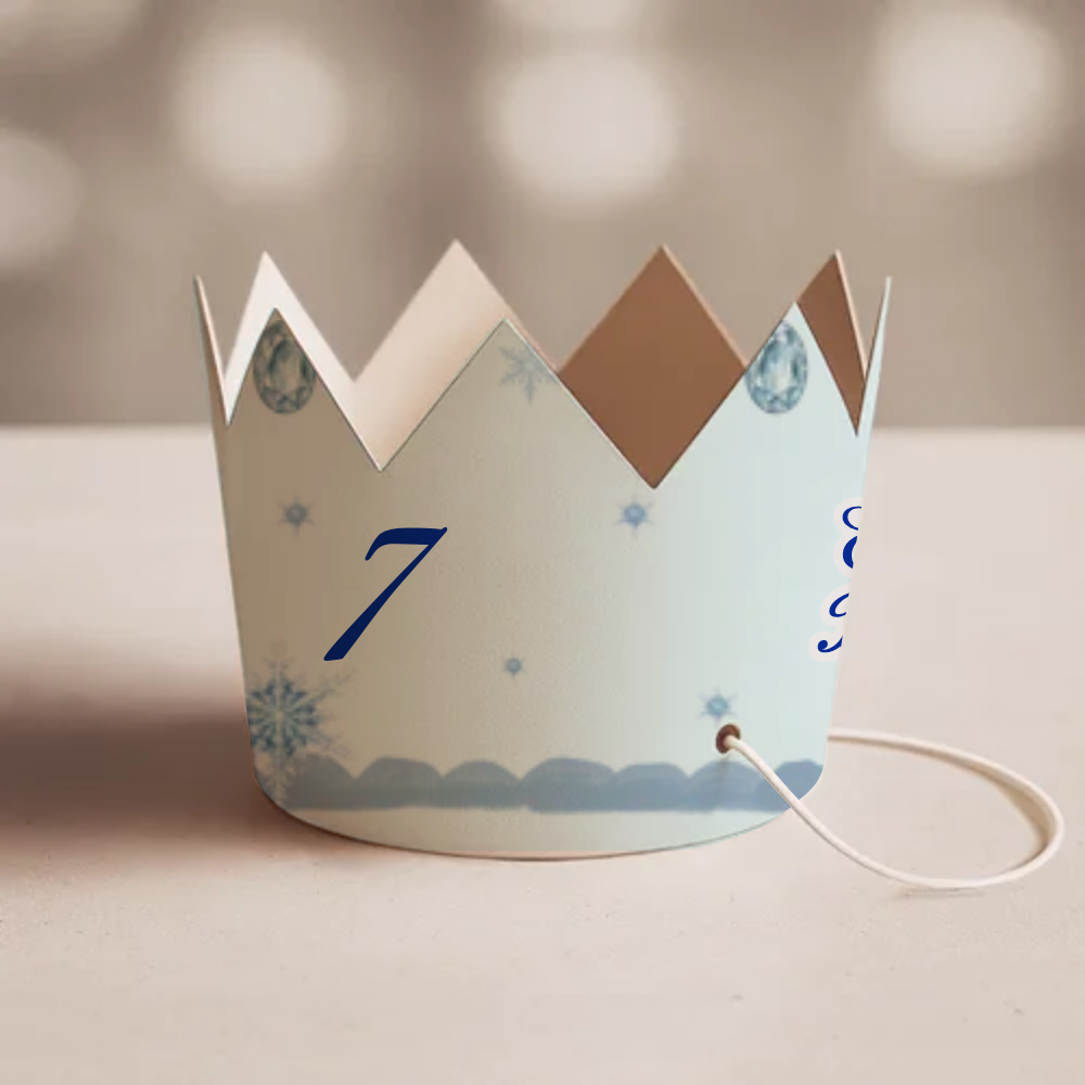 Ice Princess Birthday Party Crown