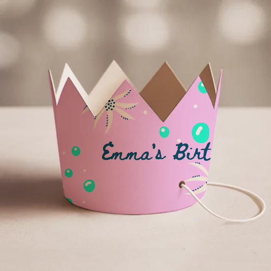 Mermaid Birthday Party Crown