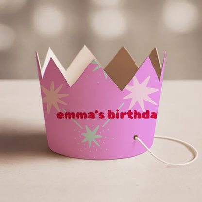Unicorn Birthday Party Crown