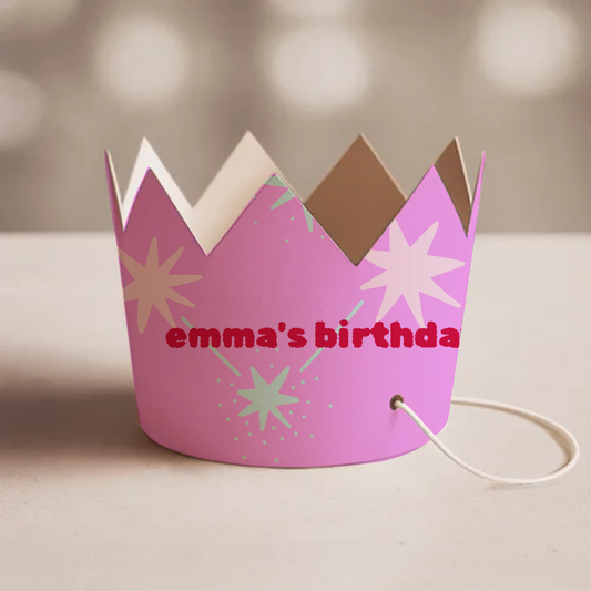 Unicorn Birthday Party Crown
