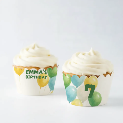 Farm Birthday Cupcake Wrapper