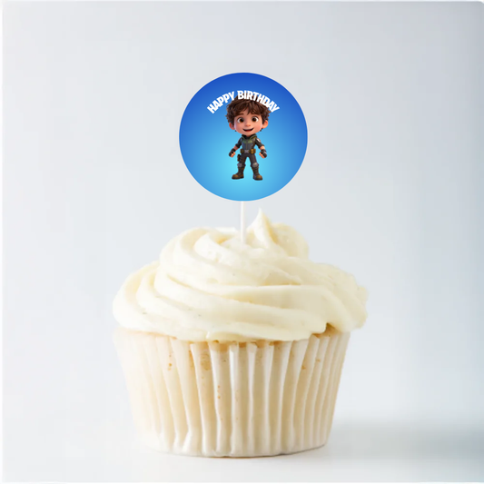 Battle Royale Birthday Cupcake Topper