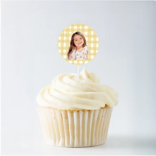 Arts & Craft Birthday Cupcake Topper