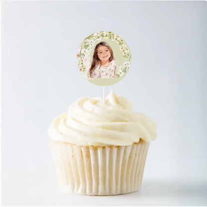 Wildflowers Birthday Cupcake Topper