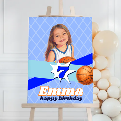 Basketball Birthday Foam Board