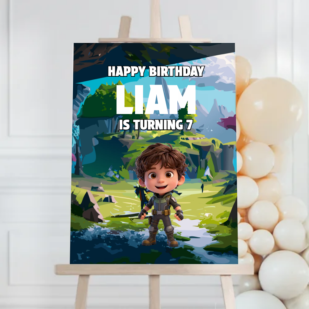 Battle Royale Birthday Foam Board