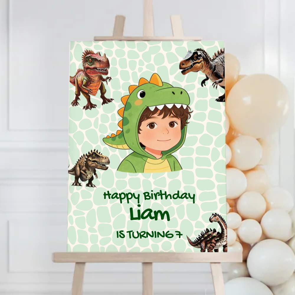 Dino Birthday Foam Board
