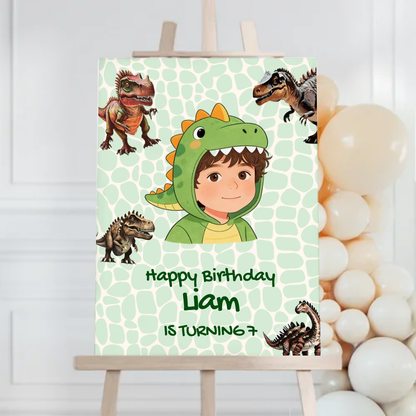 Dino Birthday Foam Board