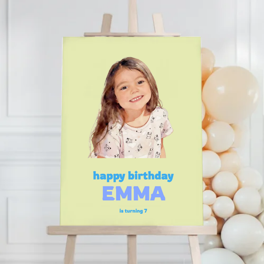 Duotone Birthday Foam Board