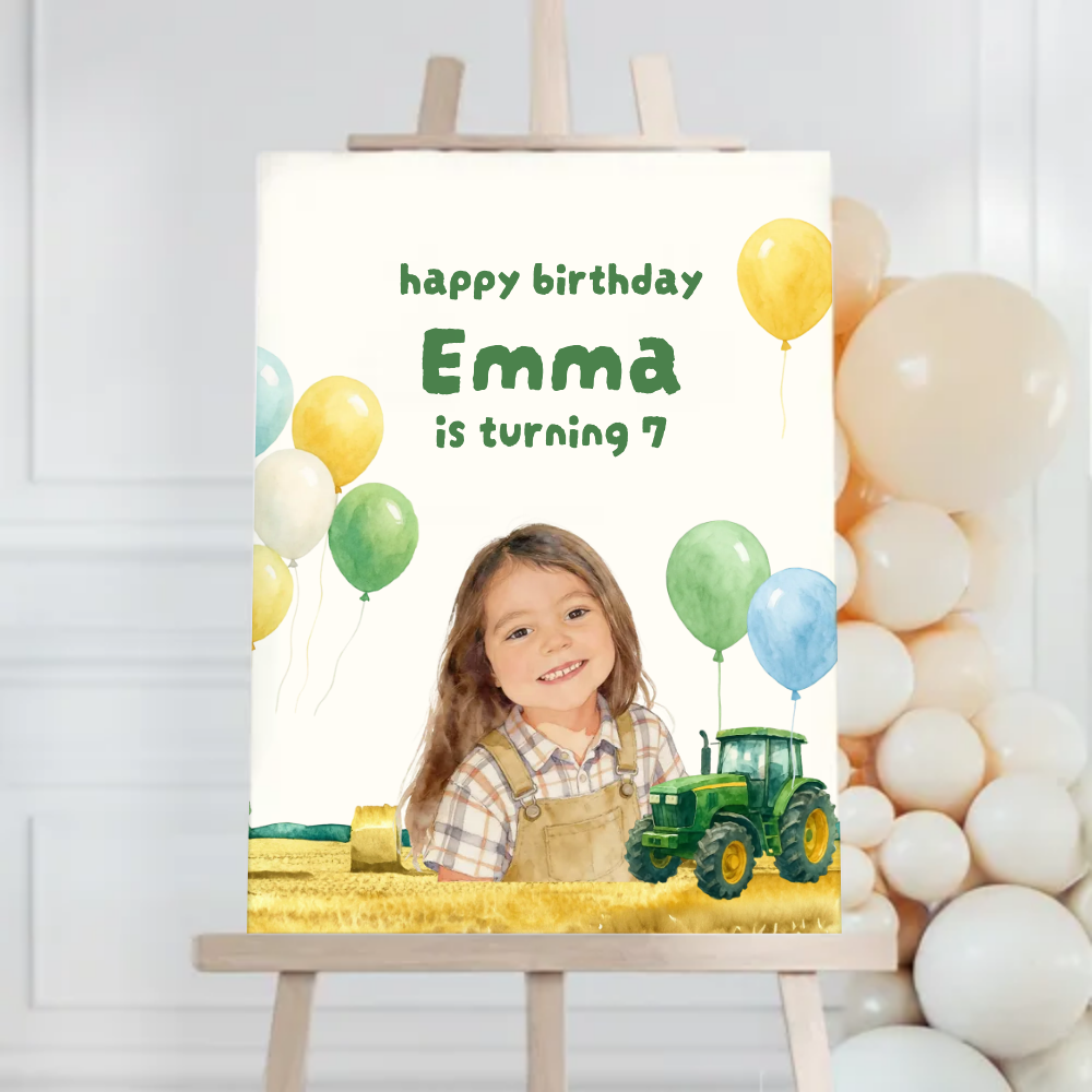 Farm Birthday Foam Board