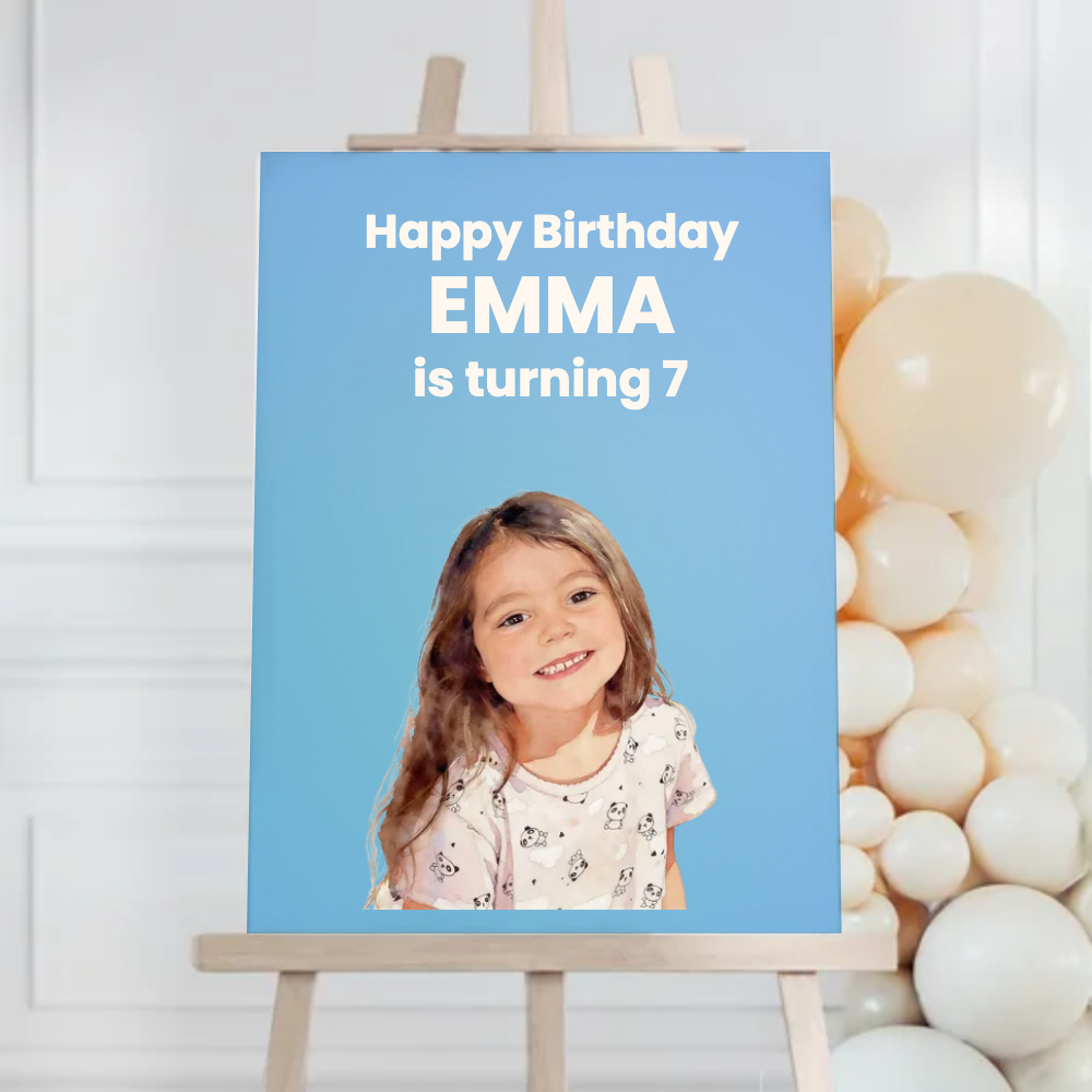 Gradient Birthday Foam Board