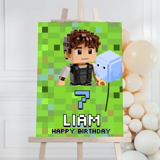 Video Blox Birthday Foam Board
