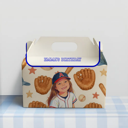 Baseball Birthday Favor Box