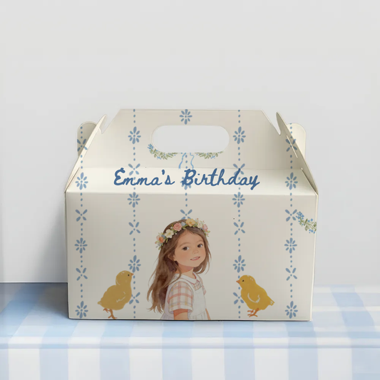 Cottagecore Birthday Favor Box