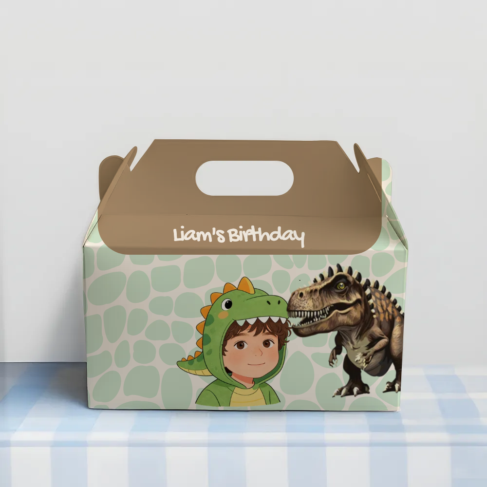 Dino Birthday Favor Box
