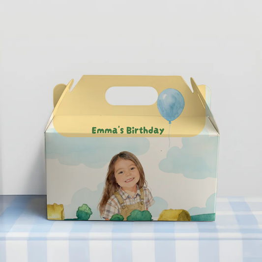 Farm Birthday Favor Box