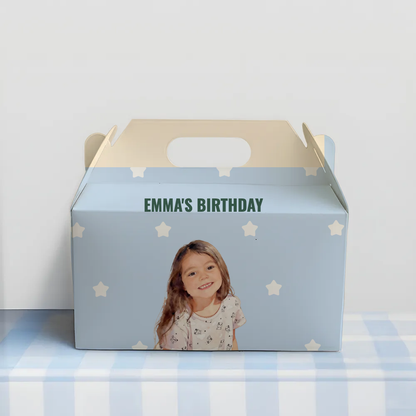 Grid Birthday Favor Box