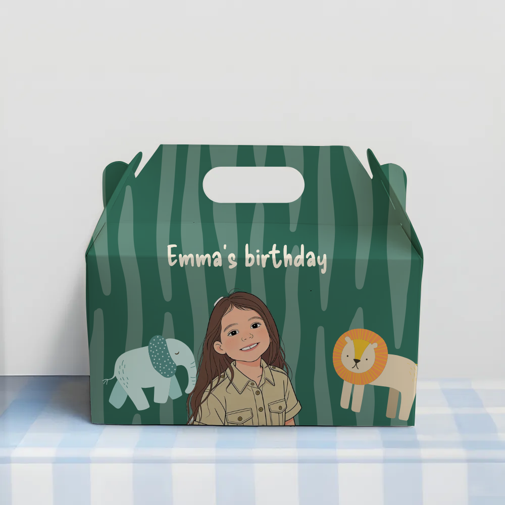Safari Birthday Favor Box