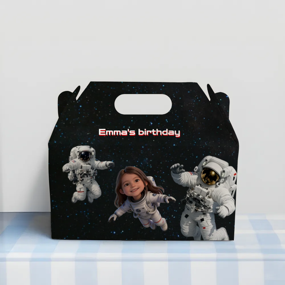 Space Birthday Favor Box