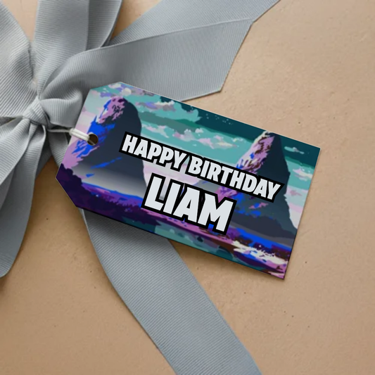 Battle Royale Birthday Gift Tag