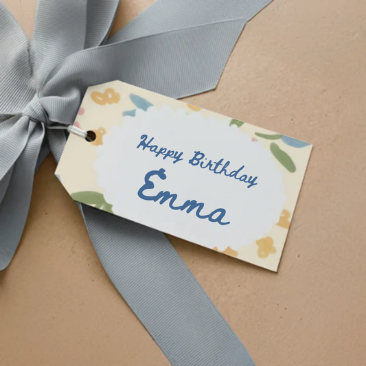 Cottagecore Birthday Gift Tag