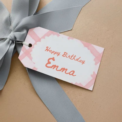 Arts & Craft Birthday Gift Tag