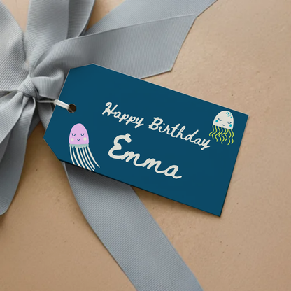 Mermaid Birthday Gift Tag
