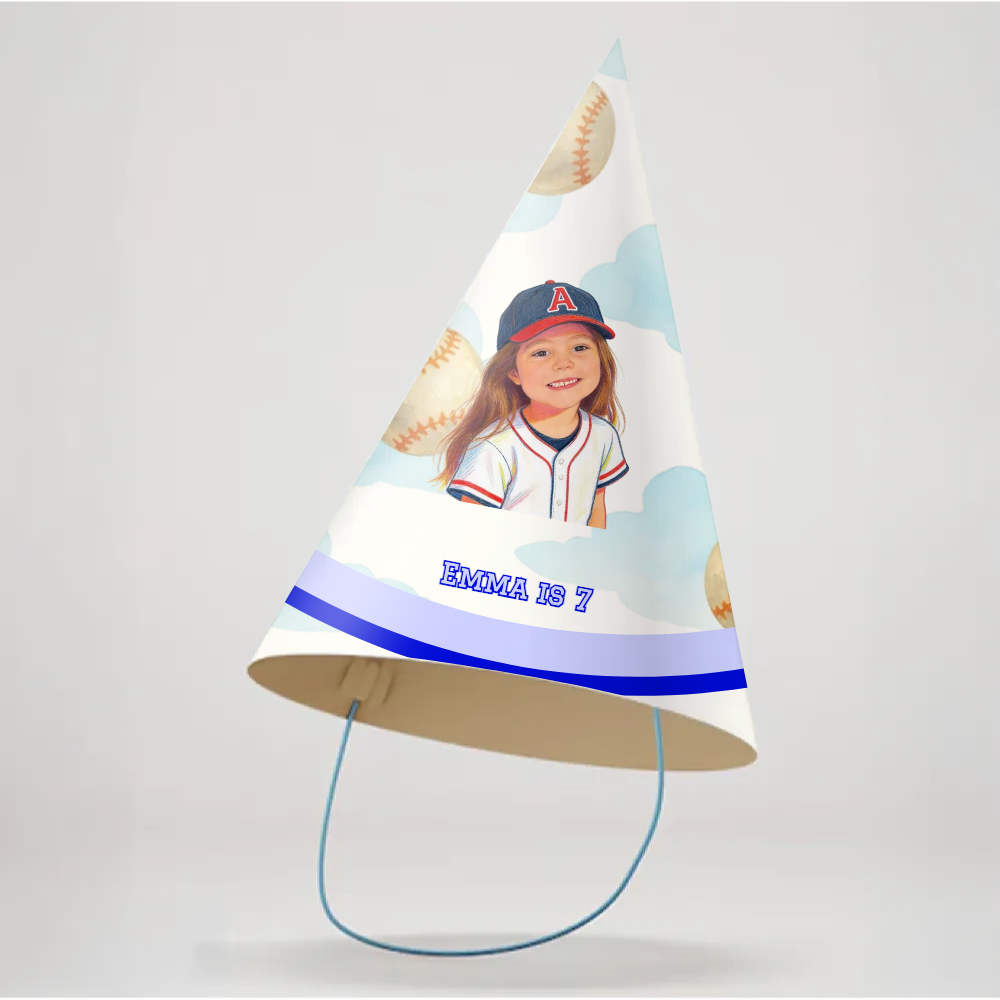 Baseball Birthday Party Hat