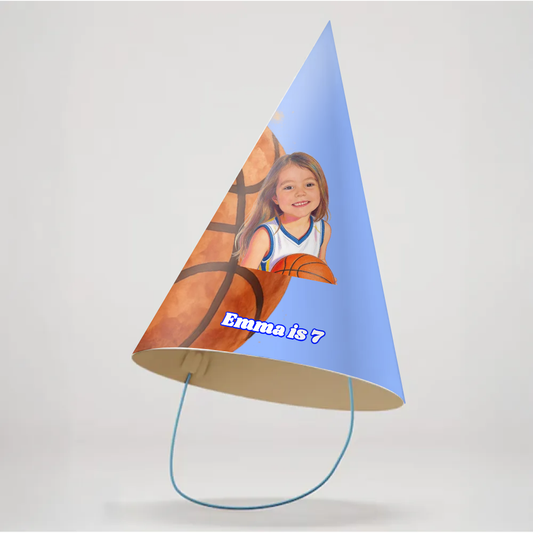 Basketball Birthday Party Hat
