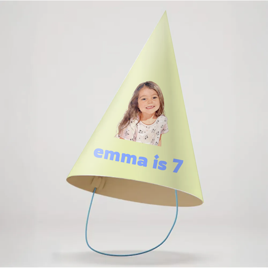 Duotone Birthday Party Hat