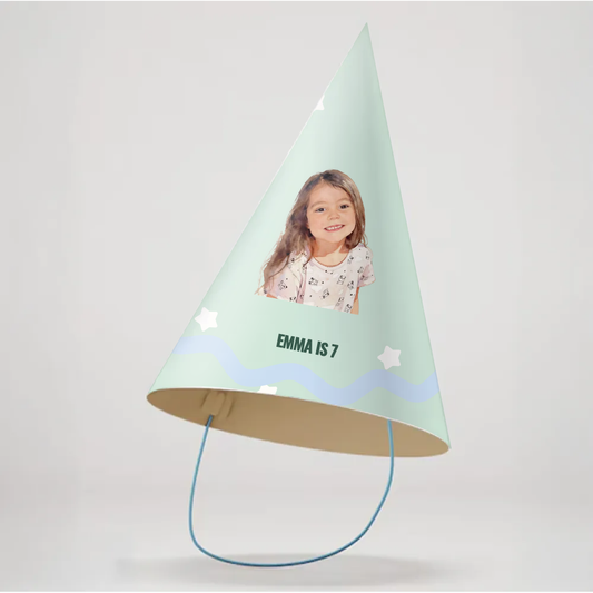 Grid Birthday Party Hat