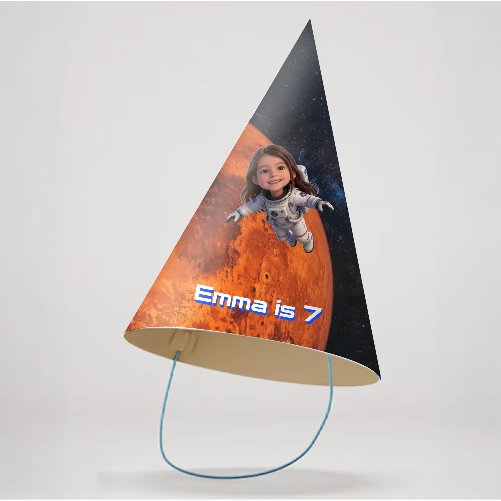 Space Birthday Party Hat