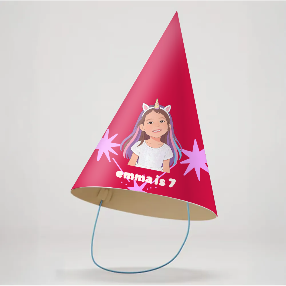 Unicorn Birthday Party Hat