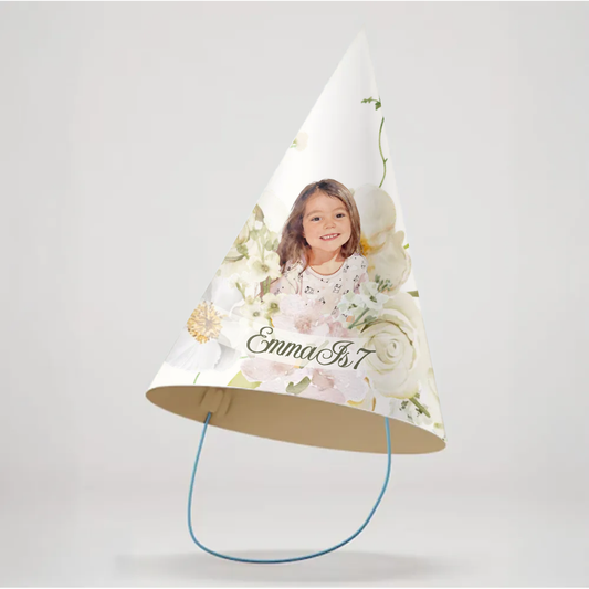 Wildflowers Birthday Party Hat