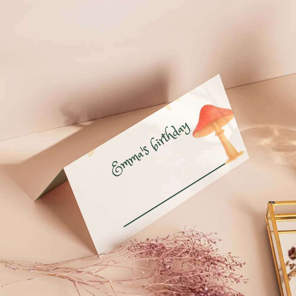 Fairies Birthday Name Tent
