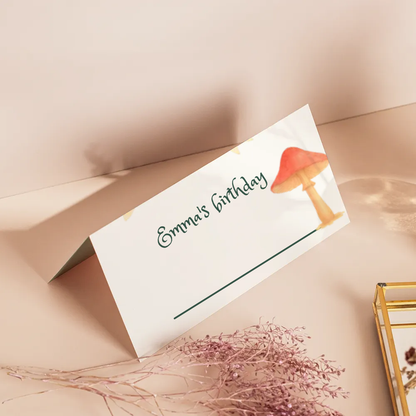 Fairies Birthday Name Tent