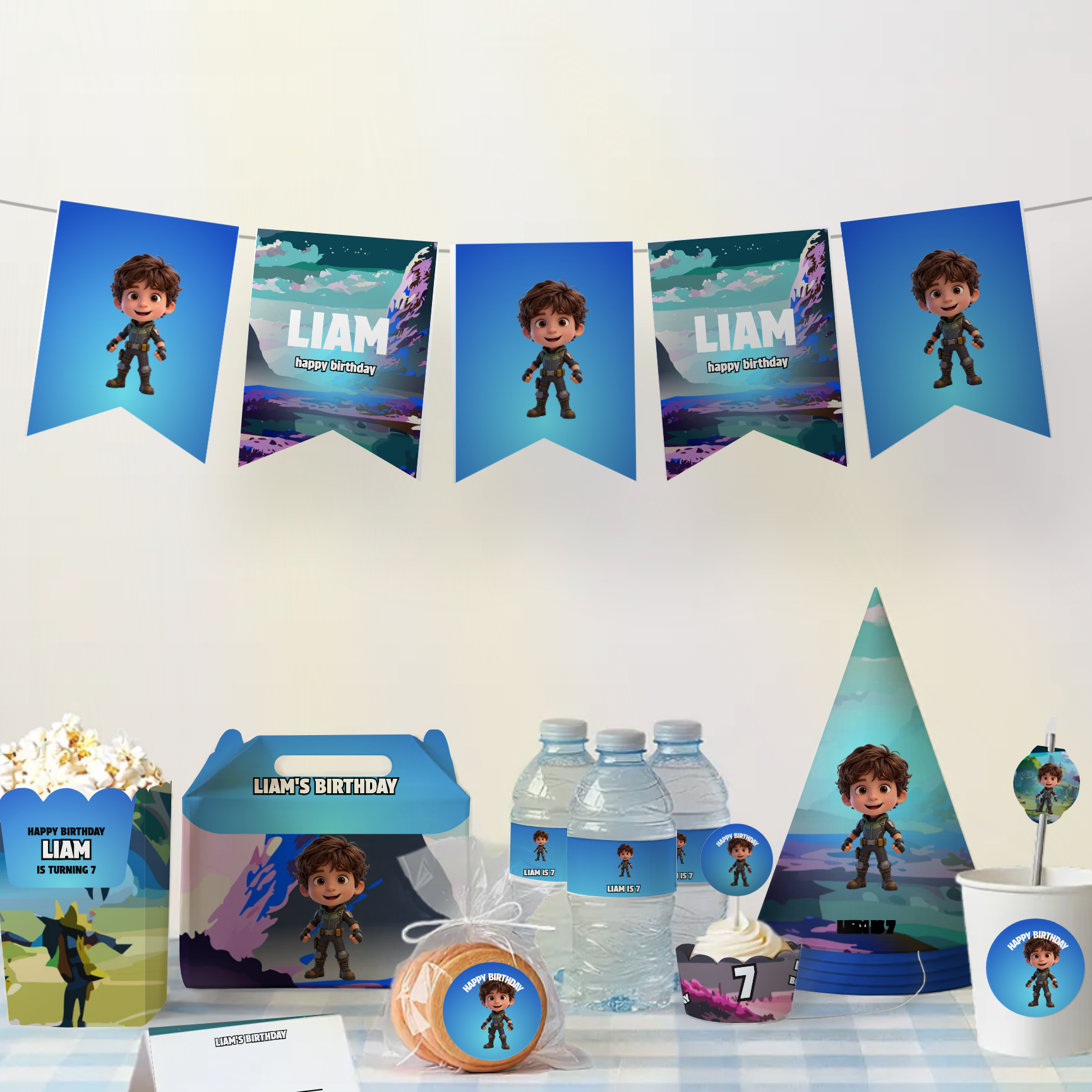 Battle Royale Birthday Party Hat — party scene