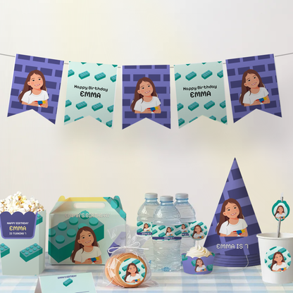 Building Blocks Birthday Gift Tag — party scene